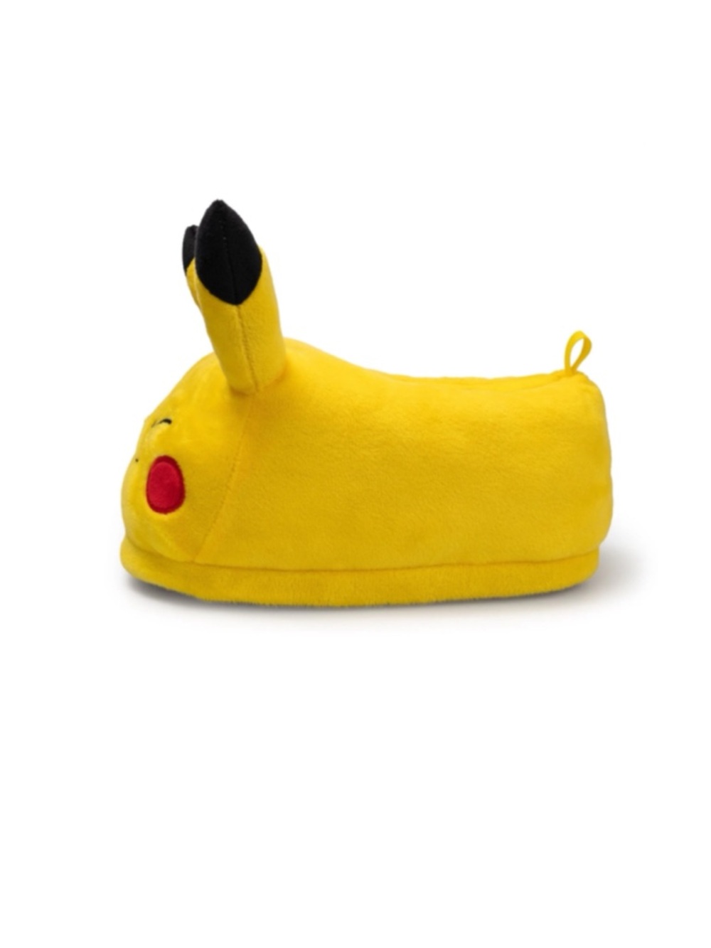 Pokemon Pikachu Kids Plush Character Slippers in Bright Yellow - Picture 5 of 8